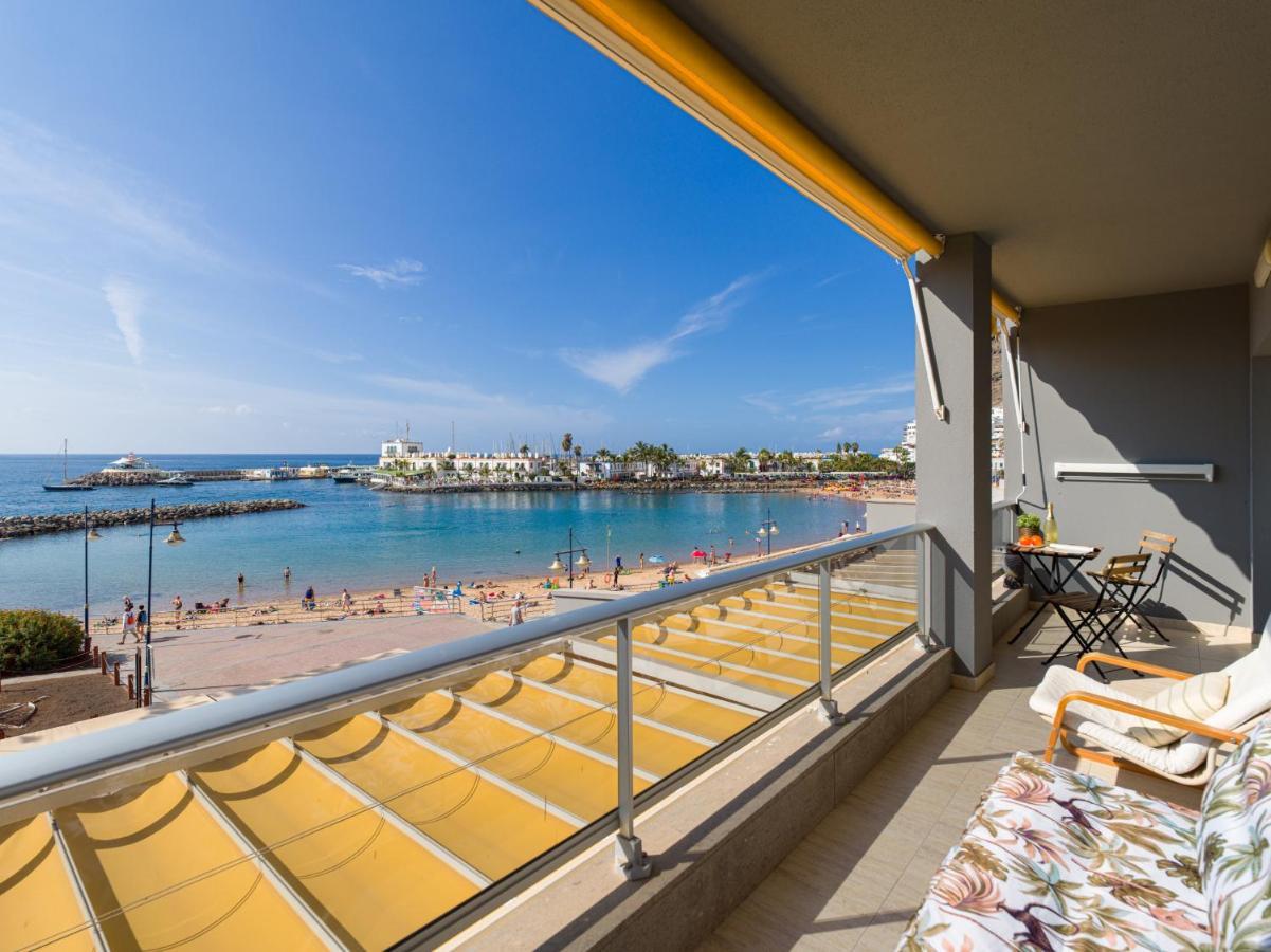 First Line Mogan Beach - Parking Free Bagian luar foto